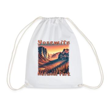Parc national de Yosemite Randonnée dans la nature Sun Grunge - Sac de sport léger - blanc - Devant