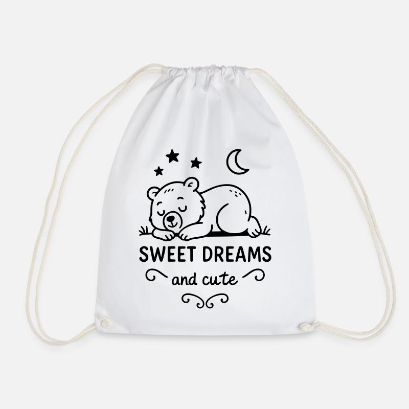 sweetdreams - Drawstring Bag - white