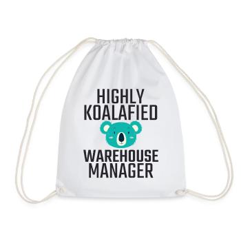 Warehouse Manager Koalafied - Turnbeutel - Weiß - Vorne