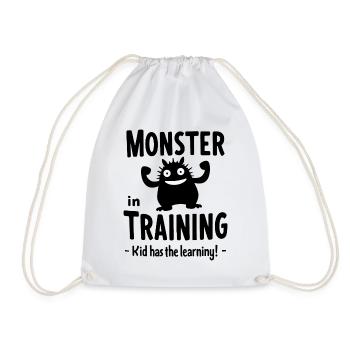 Monster Fun - Turnbeutel - Weiß - Vorne