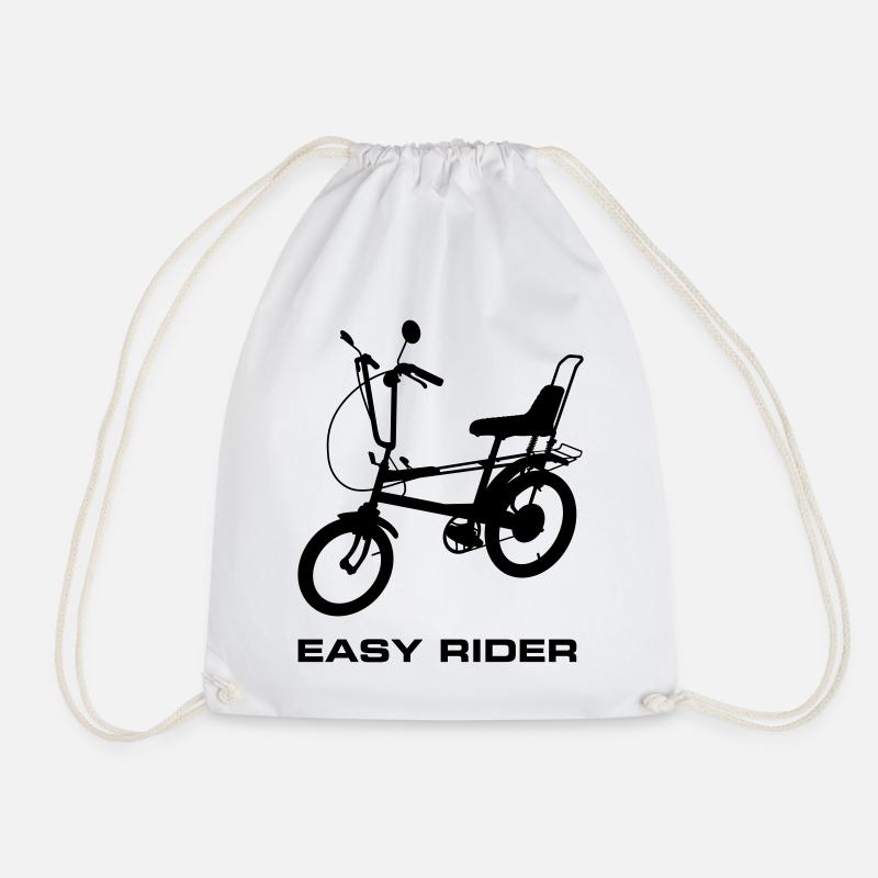Chopper-Design. - Turnbeutel - Weiß