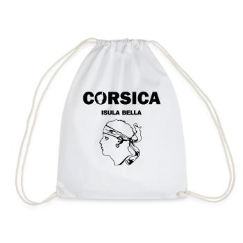 Corsica Isula Bella Corse Pirate France - Turnbeutel - Weiß - Vorne