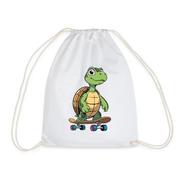 Planche à roulettes Cheeky Turtle - Sac de sport léger - blanc - Devant