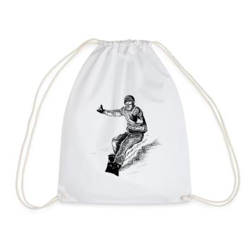 Planche à neige - Sac de sport léger - blanc - Devant