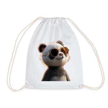 Panda Ours Pandas Géants Panda Géant Mignon Panda Ours Panda - Sac de sport léger - blanc - Devant