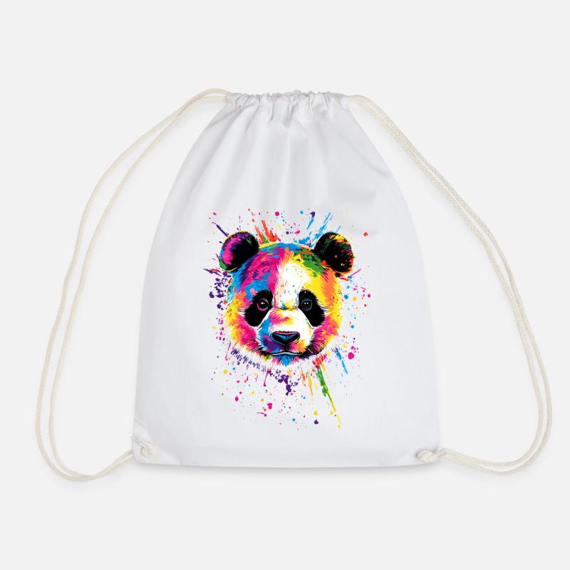 Panda Bär Große Pandas Riesenpanda Süßer Pandabär - Turnbeutel - Weiß