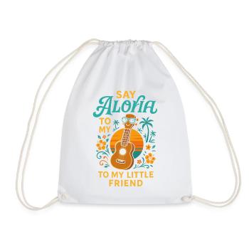 Dis Aloha à mon petit ami - Sac de sport léger - blanc - Devant