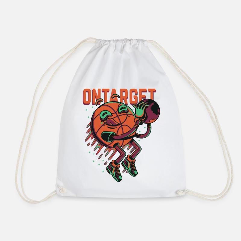 Basket Cartoon - Sac de sport léger - blanc