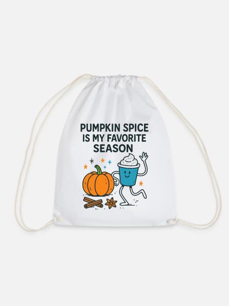 Pumpkin Spice ist mein Lieblingskaffee der Saison - Turnbeutel - Weiß