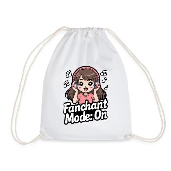 K-Pop Fanchant Corée Musique - Sac de sport léger - blanc - Devant
