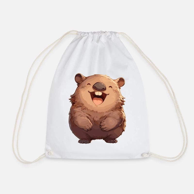 Wombats Wombat - Turnbeutel - Weiß