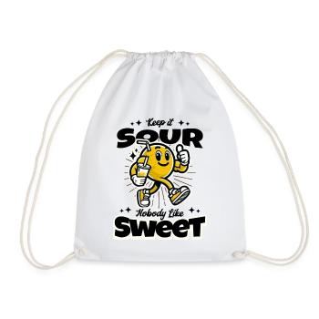 Citrons aigre-doux Citron Fruits Limonade Stand - Sac de sport léger - blanc - Devant
