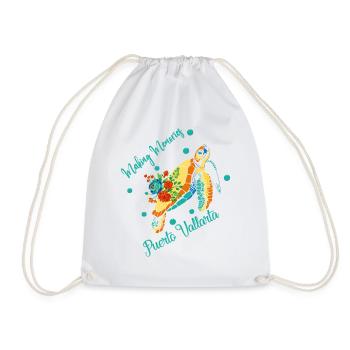 Souvenirs de vacances à Puerto Vallarta - Sac de sport léger - blanc - Devant