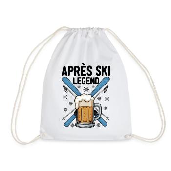 Légende de l’après-ski - Sac de sport léger - blanc - Devant