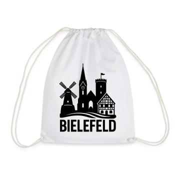 Bielefeld Silhouette - Sac de sport léger - blanc - Devant