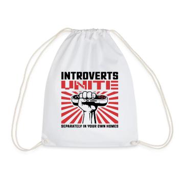 Rayons du poing unis - Sac de sport léger - blanc - Devant