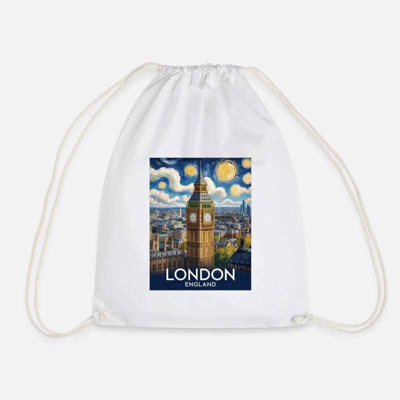 London - Turnbeutel - Weiß