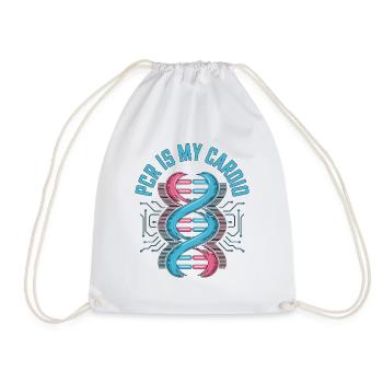 Lab Technician PCR Is My Cardio Laboratory Work - Turnbeutel - Weiß - Vorne