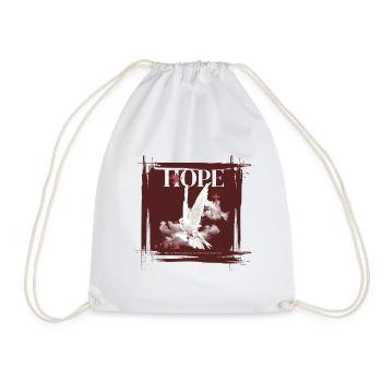 Hope - Römer 15:13 - Turnbeutel - Weiß - Vorne