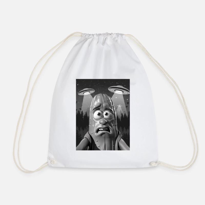 Monstre de concombre dans la nébuleuse OVNI - Sac de sport léger - blanc