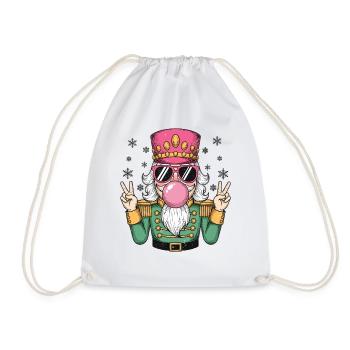 Casse-Noisette souffle du chewing-gum - Sac de sport léger - blanc - Devant