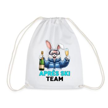 APRrès Ski Team - Drawstring Bag - white - Front