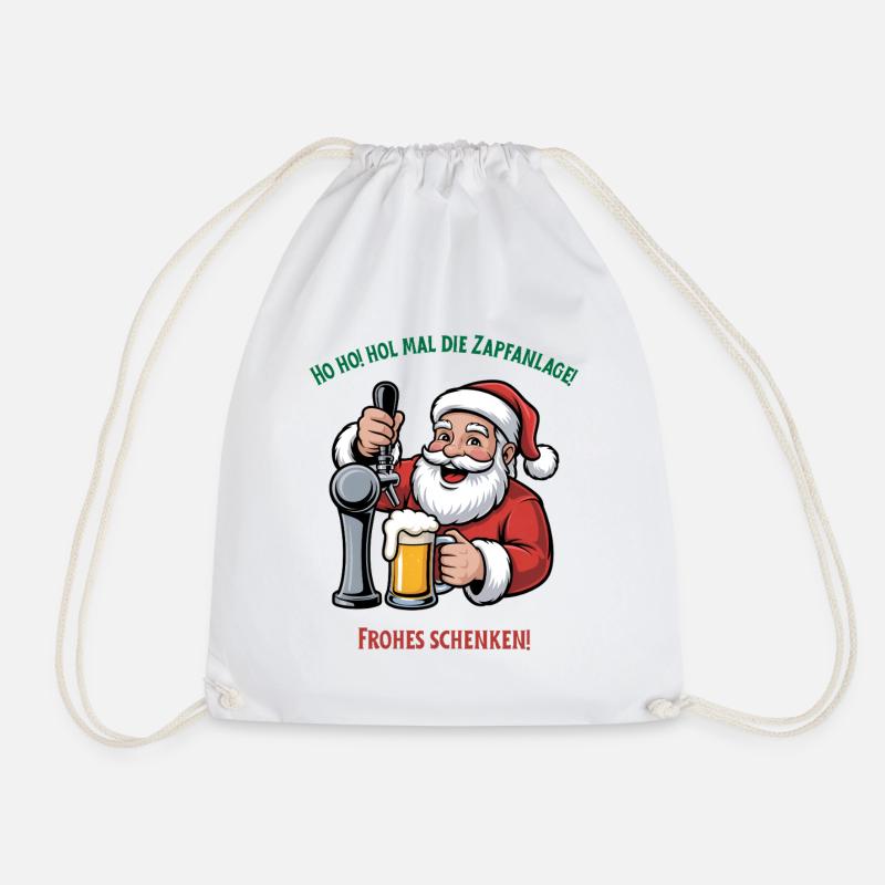 Ho ho get the tap - Drawstring Bag - white