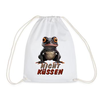 FROSCH NICHT KÜSSEN - Turnbeutel - Weiß - Vorne