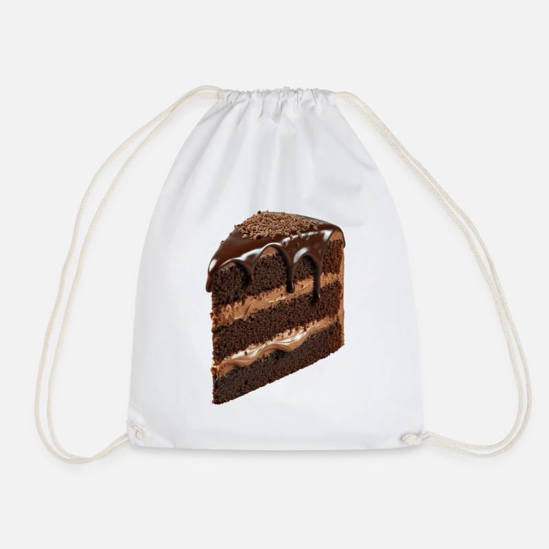 Kuchen - Turnbeutel - Weiß