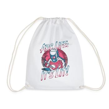 Soudeur Arc Life It’s Lit Craftsmanship Welding - Sac de sport léger - blanc - Devant