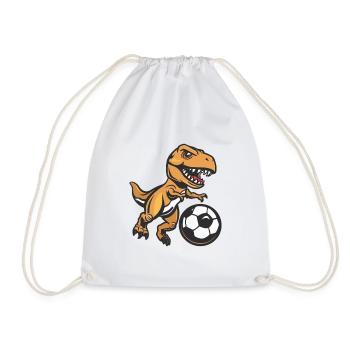 T-Rex Dino Football - Sac de sport léger - blanc - Devant