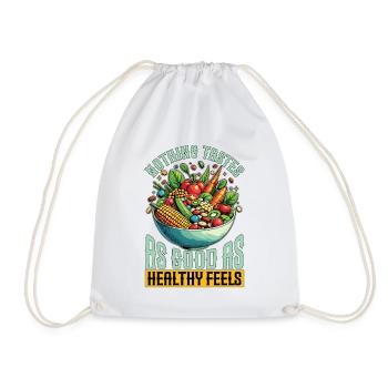 Nutritionist Nothing Tastes As Good Health Coach - Drawstring Bag - white - Front