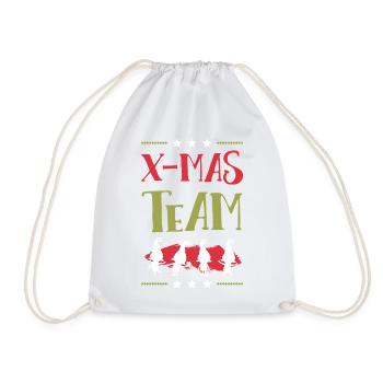 L’équipe X-Mas - Sac de sport léger - blanc - Devant