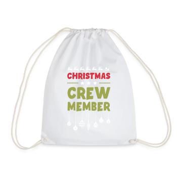 Weihnachten Crew Christmas - Drawstring Bag - white - Front