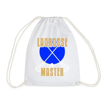 Lacrosse Master Crossed Sticks Pro Level Pride - Turnbeutel - Weiß - Vorne