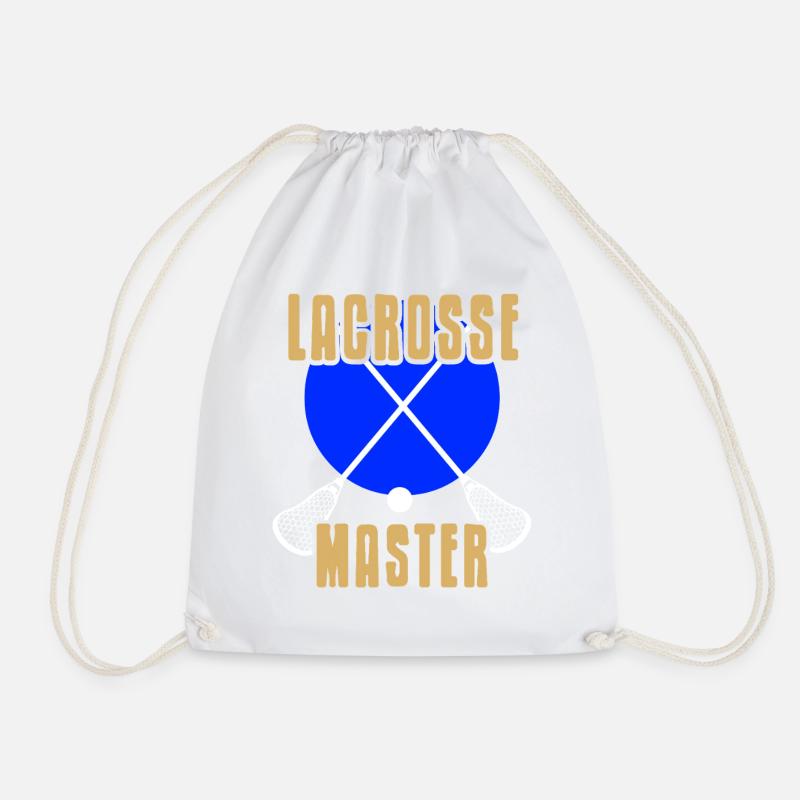 Lacrosse Master Crossed Sticks Pro Level Pride - Turnbeutel - Weiß