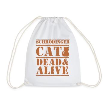 Le chat de Schrödinger - Sac de sport léger - blanc - Devant