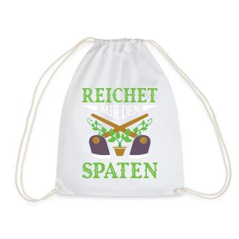Garden Gardener Gardening Saying Horticulture Plants - Drawstring Bag - white - Front