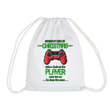 Joueur de Noël - Sac de sport léger - blanc - Devant