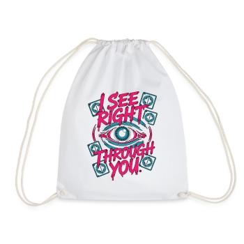 MRI Tech I See Right Through You Radiologist - Turnbeutel - Weiß - Vorne