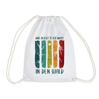 Don de randonnée dans les arbres Forêt Nature Nature Lover - Sac de sport léger - blanc - Devant