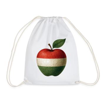 Hongrie - Sac de sport léger - blanc - Devant