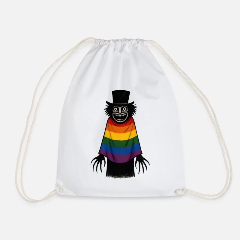 BABASHOOK und Regenbogenkap - Turnbeutel - Weiß