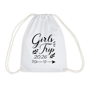 Girl Trip 2026 Gir des filles Strip des filles Strip des filles - Sac de sport léger - blanc - Devant