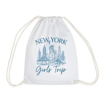Voyage des filles à New York - Sac de sport léger - blanc - Devant