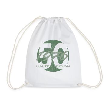50e anniversaire 1976 cadeau pour hommes et femmes - Sac de sport léger - blanc - Devant
