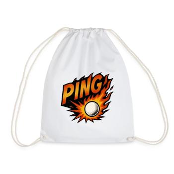 Ping Pong - Tennis de Table - Sac de sport léger - blanc - Devant