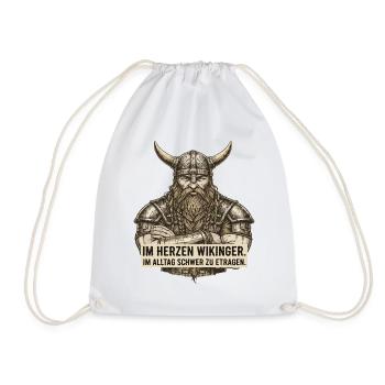 Légende viking viking marin Odin Raven Fighter - Sac de sport léger - blanc - Devant