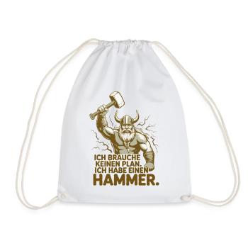 Légende viking viking marin Odin Raven Fighter - Sac de sport léger - blanc - Devant