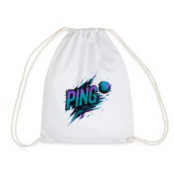 Ping Pong - Tennis de Table - Sac de sport léger - blanc - Devant
